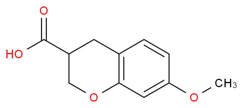 7-methoxy-3,4-dihydro-2H-1-benzopyran-3-carboxylic acid_Molecular_structure_CAS_)
