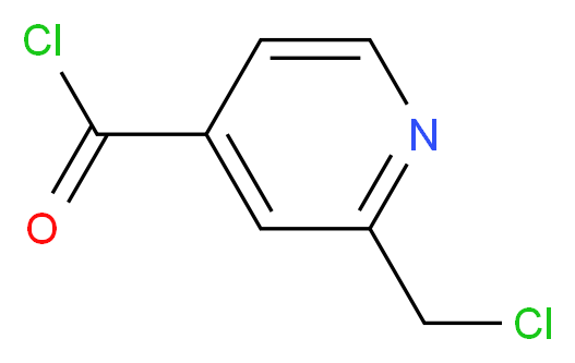 2-(CHLOROMETHYL)-4-PYRIDINECARBONYL CHLORIDE_Molecular_structure_CAS_535924-25-5)