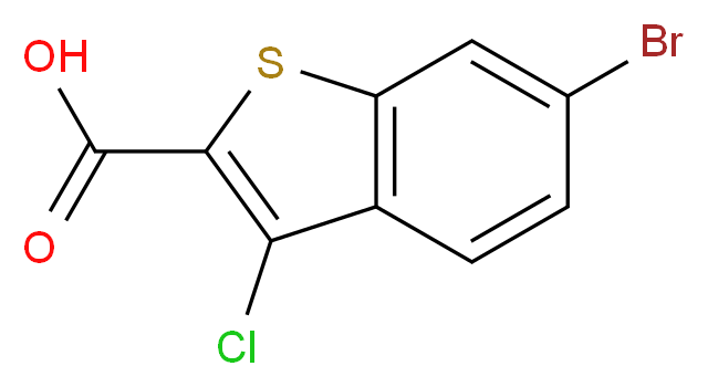 6-Bromo-3-chloro-1-benzothiophene-2-carboxylic acid_Molecular_structure_CAS_)