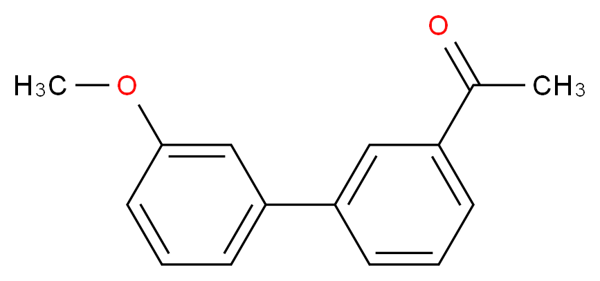 1-(3'-Methoxy[1,1'-biphenyl]-3-yl)ethan-1-one_Molecular_structure_CAS_)