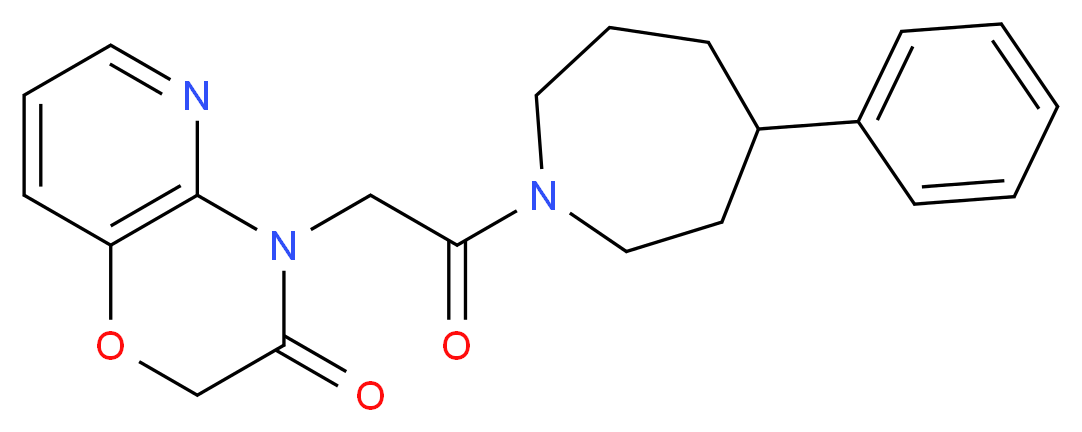 4-[2-oxo-2-(4-phenylazepan-1-yl)ethyl]-2H-pyrido[3,2-b][1,4]oxazin-3(4H)-one_Molecular_structure_CAS_)