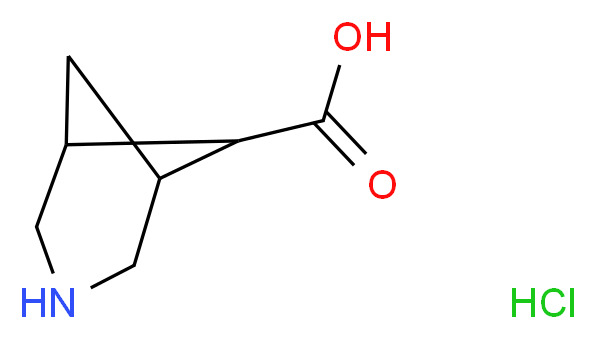 3-azabicyclo[3.1.1]heptane-6-carboxylic acid hydrochloride_Molecular_structure_CAS_)