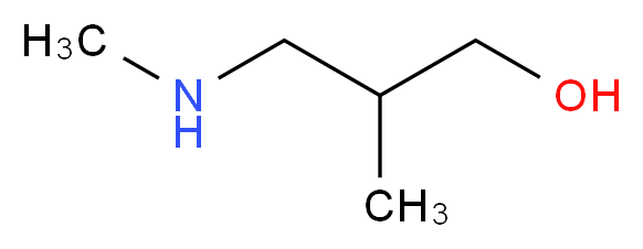 2-methyl-3-(methylamino)propan-1-ol_Molecular_structure_CAS_)
