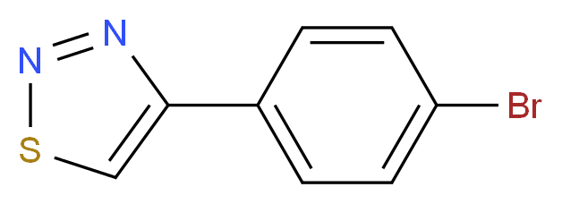 4-(4-Bromophenyl)-1,2,3-thiadiazole_Molecular_structure_CAS_40753-13-7)
