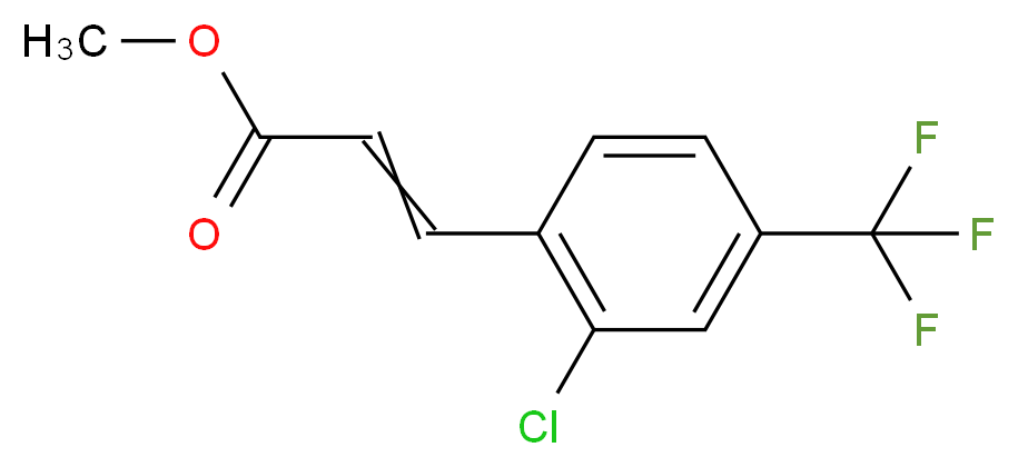 Methyl 2-chloro-4-(trifluoromethyl)cinnamate 95+%_Molecular_structure_CAS_)