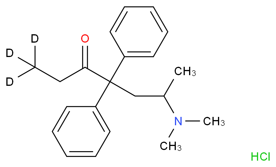 rac Methadone-d3 Hydrochloride_Molecular_structure_CAS_65566-72-5)