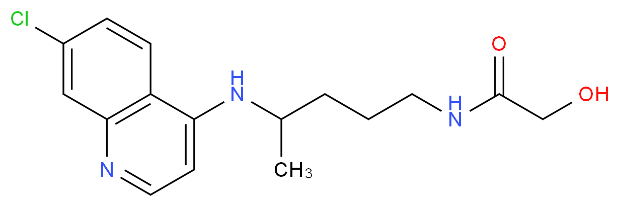 Didesethyl Chloroquine Hydroxyacetamide_Molecular_structure_CAS_1159977-30-6)