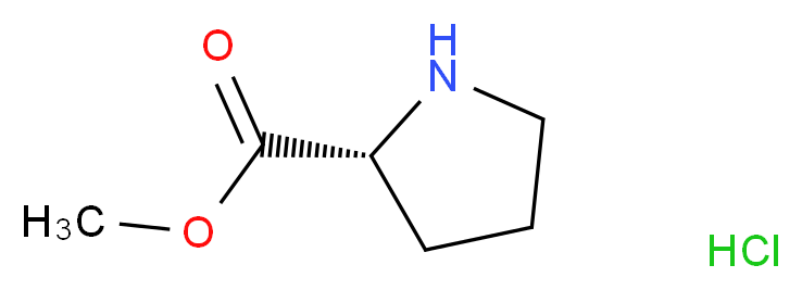D-Proline methyl ester hydrochloride_Molecular_structure_CAS_65365-28-8)