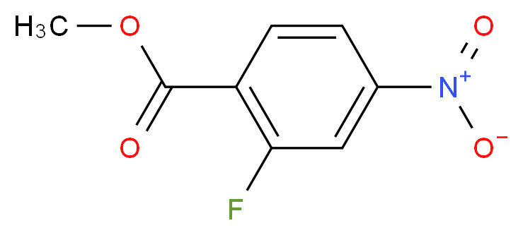 Methyl 2-fluoro-4-nitrobenzoate_Molecular_structure_CAS_392-09-6)