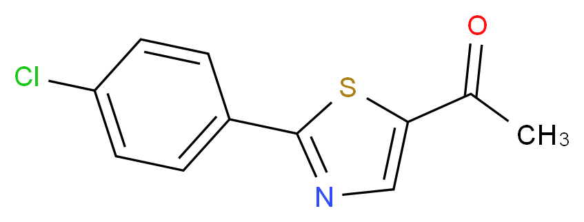 1-[2-(4-Chlorophenyl)-1,3-thiazol-5-yl]-1-ethanone_Molecular_structure_CAS_57560-99-3)