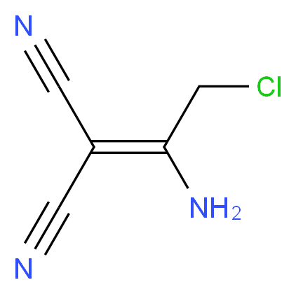 2-(1-Amino-2-chloroethylidene)malononitrile_Molecular_structure_CAS_)