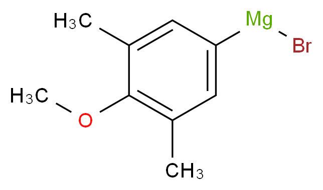 3,5-Dimethyl-4-methoxyphenylmagnesium bromide, 0.5M in 2-MeTHF_Molecular_structure_CAS_185416-17-5)