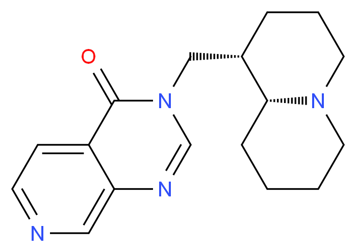 3-[(1S,9aR)-octahydro-2H-quinolizin-1-ylmethyl]pyrido[3,4-d]pyrimidin-4(3H)-one_Molecular_structure_CAS_)