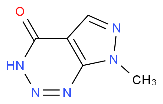 7-methyl-3H,4H,7H-pyrazolo[3,4-d][1,2,3]triazin-4-one_Molecular_structure_CAS_)
