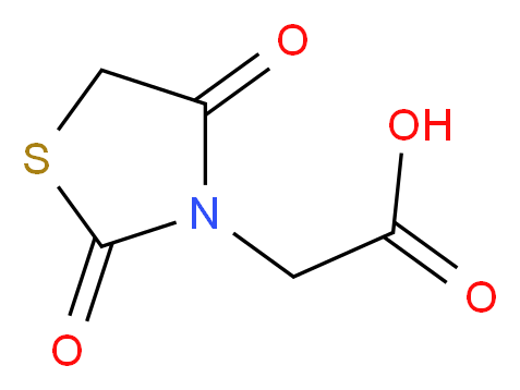 (2,4-dioxo-1,3-thiazolidin-3-yl)acetic acid_Molecular_structure_CAS_31061-24-2)