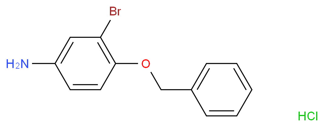 4-(benzyloxy)-3-bromoaniline hydrochloride_Molecular_structure_CAS_)
