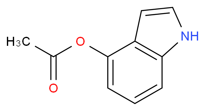 4-Indolyl acetate_Molecular_structure_CAS_5585-96-6)