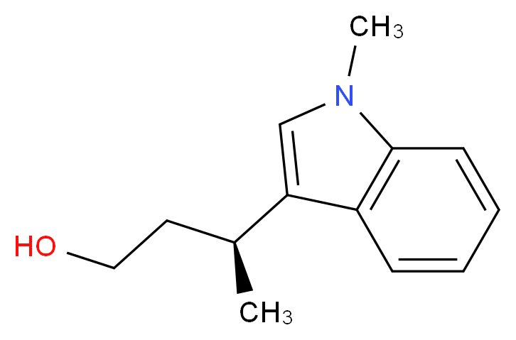 (3S)-(+)-3-(1-Methyl-1H-indol-3-yl)-1-butanol_Molecular_structure_CAS_406920-76-1)