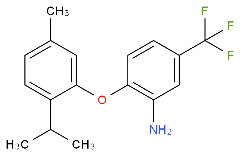 2-(2-Isopropyl-5-methylphenoxy)-5-(trifluoromethyl)aniline_Molecular_structure_CAS_)