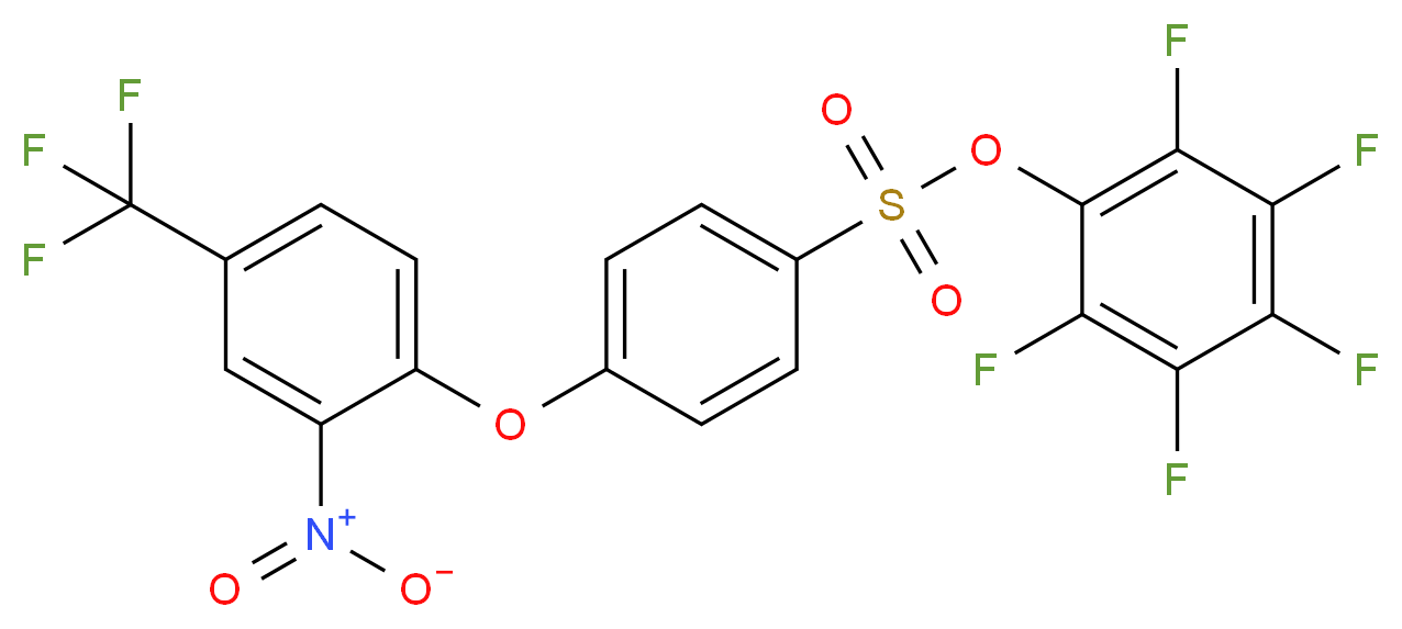 2,3,4,5,6-Pentafluorophenyl 4-[2-nitro-4-(trifluoromethyl)phenoxy]benzenesulfonate_Molecular_structure_CAS_)