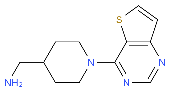 4-[4-(Aminomethyl)piperidin-1-yl]thieno[3,2-d]pyrimidine 97%_Molecular_structure_CAS_937795-94-3)