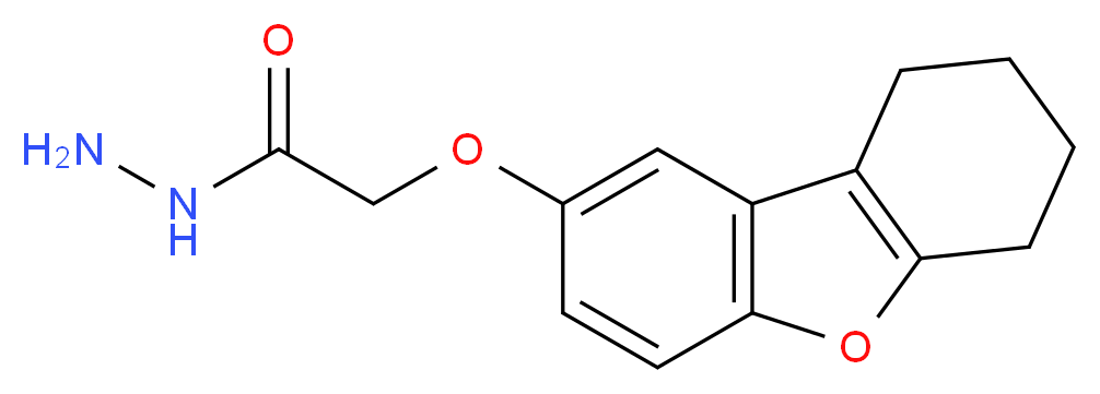 2-(6,7,8,9-tetrahydrodibenzo[b,d]furan-2-yloxy)acetohydrazide_Molecular_structure_CAS_)