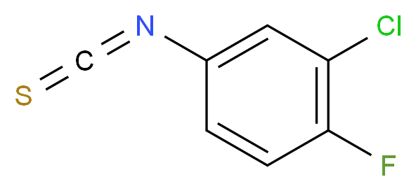 3-Chloro-4-fluorophenyl isothiocyanate_Molecular_structure_CAS_137724-66-4)