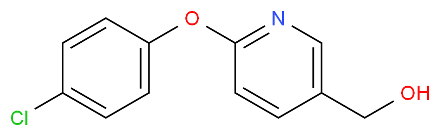 [6-(4-chlorophenoxy)pyridin-3-yl]methanol_Molecular_structure_CAS_)