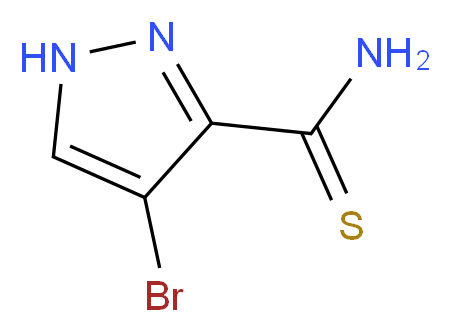 4-bromo-1H-pyrazole-3-carbothioamide_Molecular_structure_CAS_289504-61-6)