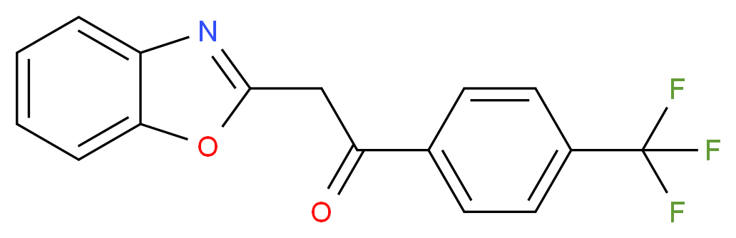 2-(1,3-Benzoxazol-2-yl)-1-[4-(trifluoromethyl)-phenyl]ethanone_Molecular_structure_CAS_849021-35-8)