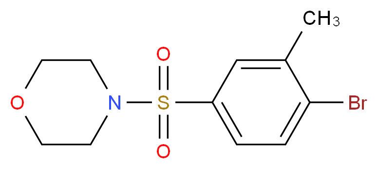 4-((4-Bromo-3-methylphenyl)sulfonyl)morpholine_Molecular_structure_CAS_380846-85-5)