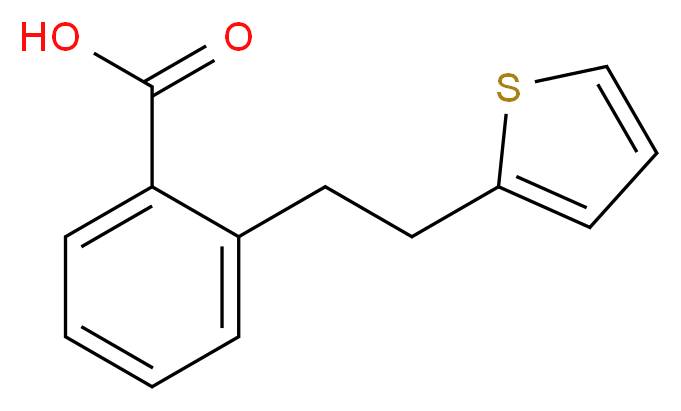 2-(2-(Thiophen-2-yl)ethyl)benzoic acid_Molecular_structure_CAS_1622-54-4)