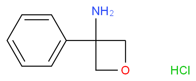 3-Phenyloxetan-3-aMine hydrochloride_Molecular_structure_CAS_1211284-11-5)