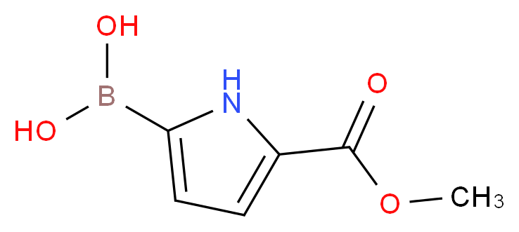 (5-(Methoxycarbonyl)-1H-pyrrol-2-yl)boronic acid_Molecular_structure_CAS_1217500-64-5)