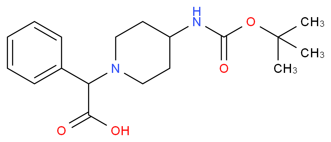 (4-N-BOC-AMINO-PIPERIDIN-1-YL)-PHENYL-ACETIC ACID_Molecular_structure_CAS_886363-59-3)