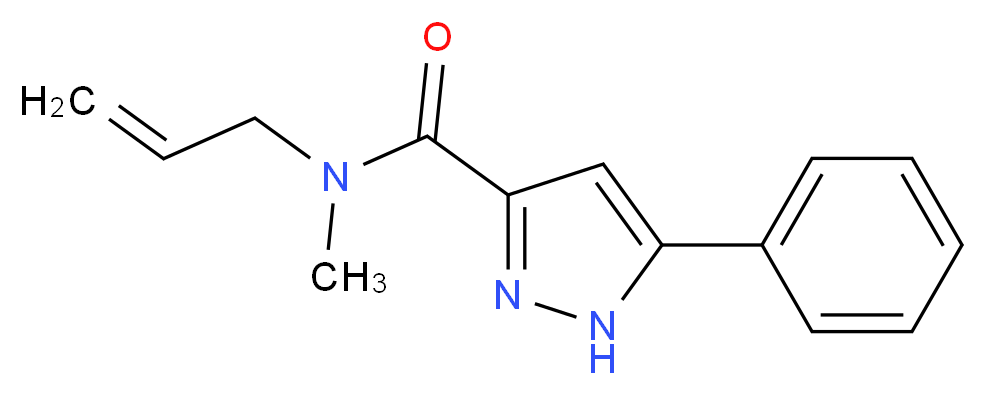 N-allyl-N-methyl-5-phenyl-1H-pyrazole-3-carboxamide_Molecular_structure_CAS_)