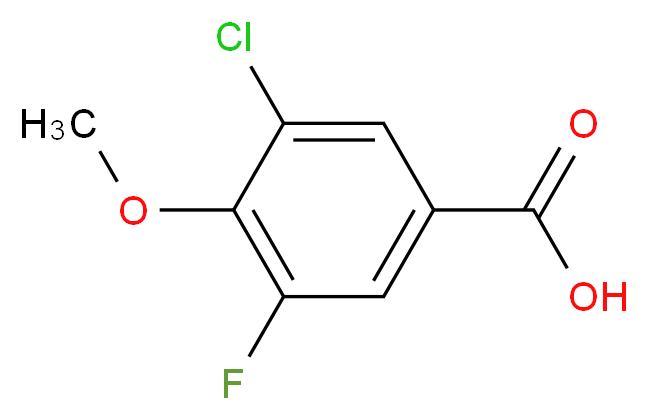 3-Chloro-5-fluoro-4-methoxybenzoic acid_Molecular_structure_CAS_886497-22-9)