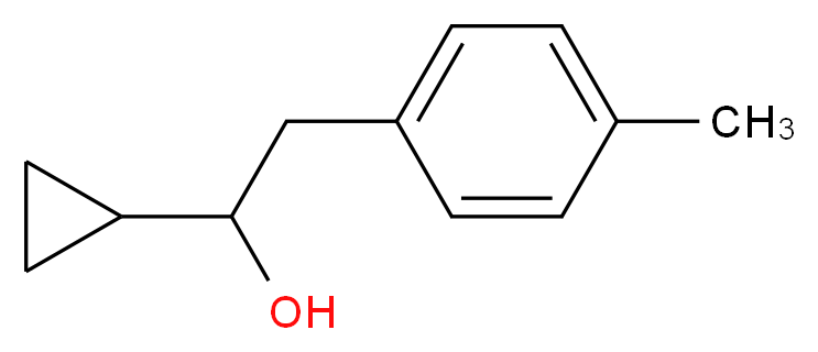 1-cyclopropyl-2-(4-methylphenyl)ethan-1-ol_Molecular_structure_CAS_)