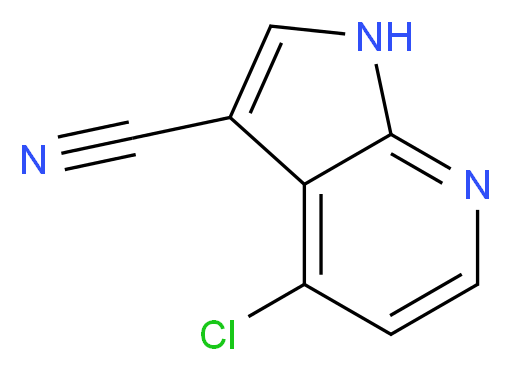4-Chloro-1H-pyrrolo[2,3-b]pyridine-3-carbonitrile_Molecular_structure_CAS_920965-87-3)