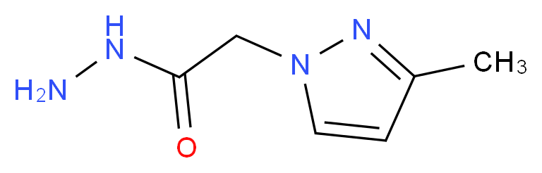2-(3-Methyl-1H-pyrazol-1-yl)acetohydrazide_Molecular_structure_CAS_)