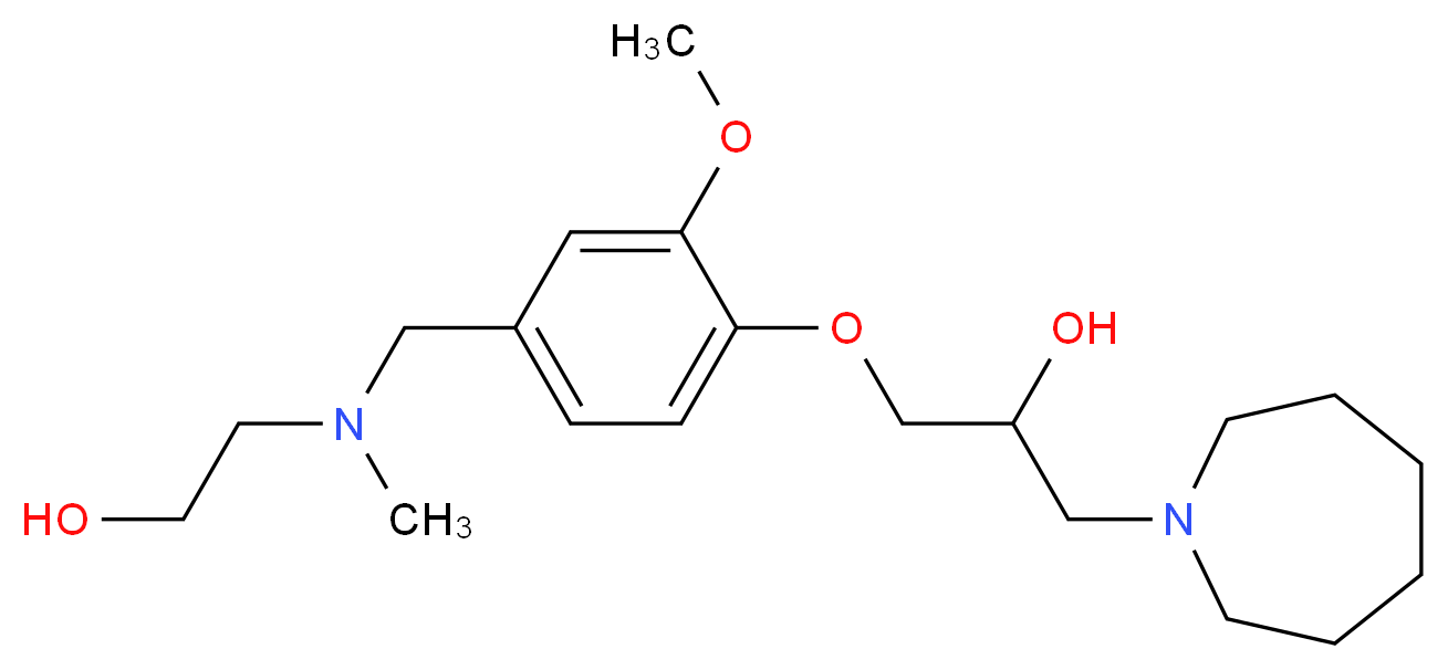 1-azepan-1-yl-3-(4-{[(2-hydroxyethyl)(methyl)amino]methyl}-2-methoxyphenoxy)propan-2-ol_Molecular_structure_CAS_)