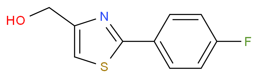 [2-(4-Fluoro-phenyl)-thiazol-4-yl]-methanol_Molecular_structure_CAS_885280-13-7)