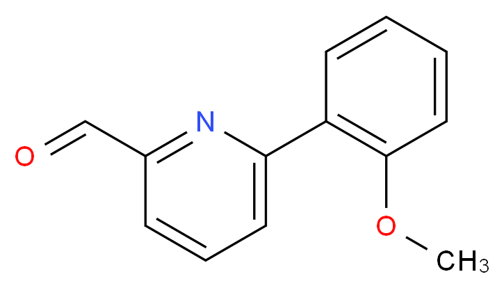 6-(2-METHOXYPHENYL)PYRIDINE-2-CARBALDEHYDE_Molecular_structure_CAS_)