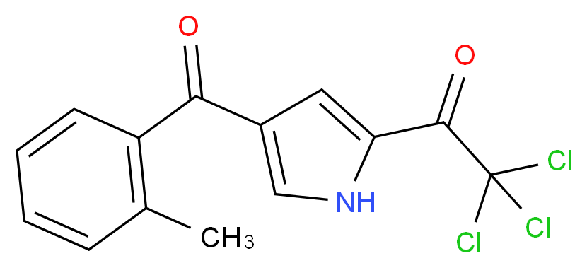 2,2,2-Trichloro-1-[4-(2-methylbenzoyl)-1H-pyrrol-2-yl]-1-ethanone_Molecular_structure_CAS_)