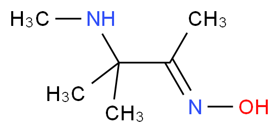 (2E)-3-Methyl-3-(methylamino)butan-2-one oxime_Molecular_structure_CAS_)