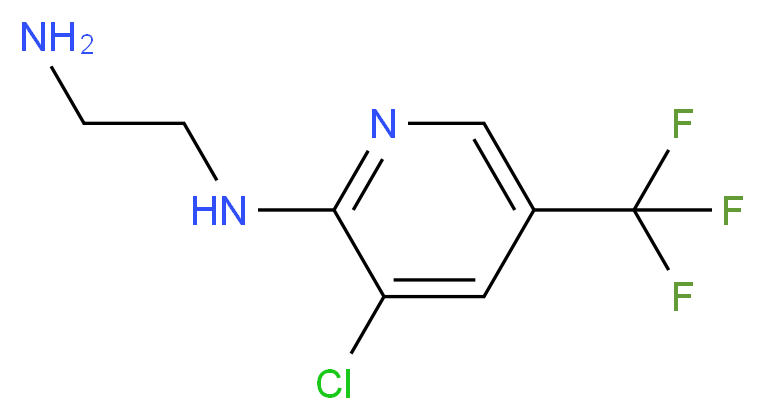 N~1~-[3-chloro-5-(trifluoromethyl)-2-pyridinyl]-1,2-ethanediamine_Molecular_structure_CAS_219478-19-0)
