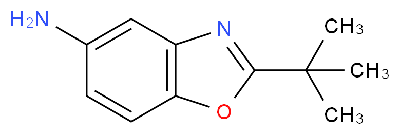 2-tert-butyl-1,3-benzoxazol-5-amine_Molecular_structure_CAS_1017046-27-3)