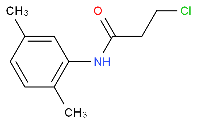 3-Chloro-N-(2,5-dimethylphenyl)propanamide_Molecular_structure_CAS_39494-07-0)