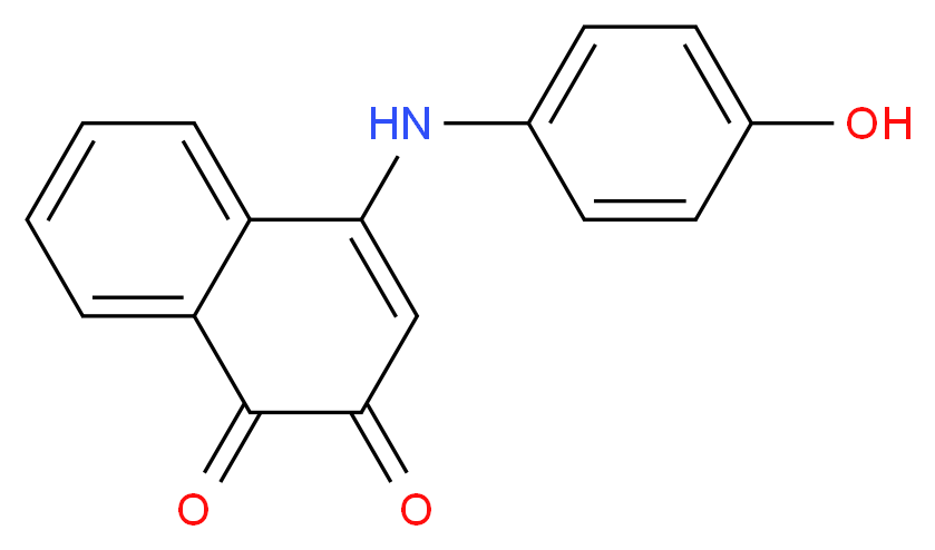 4-(4-hydroxyanilino)-1,2-dihydronaphthalene-1,2-dione_Molecular_structure_CAS_75140-07-7)