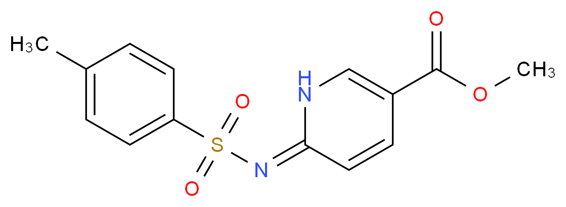 Methyl 6-{[(4-methylphenyl)sulfonyl]imino}-3(1H)-pyridinecarboxylate_Molecular_structure_CAS_)